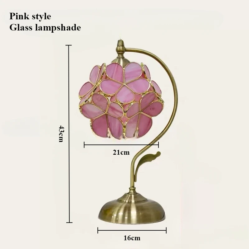 Tiffany Creative Petal Desk Lamp