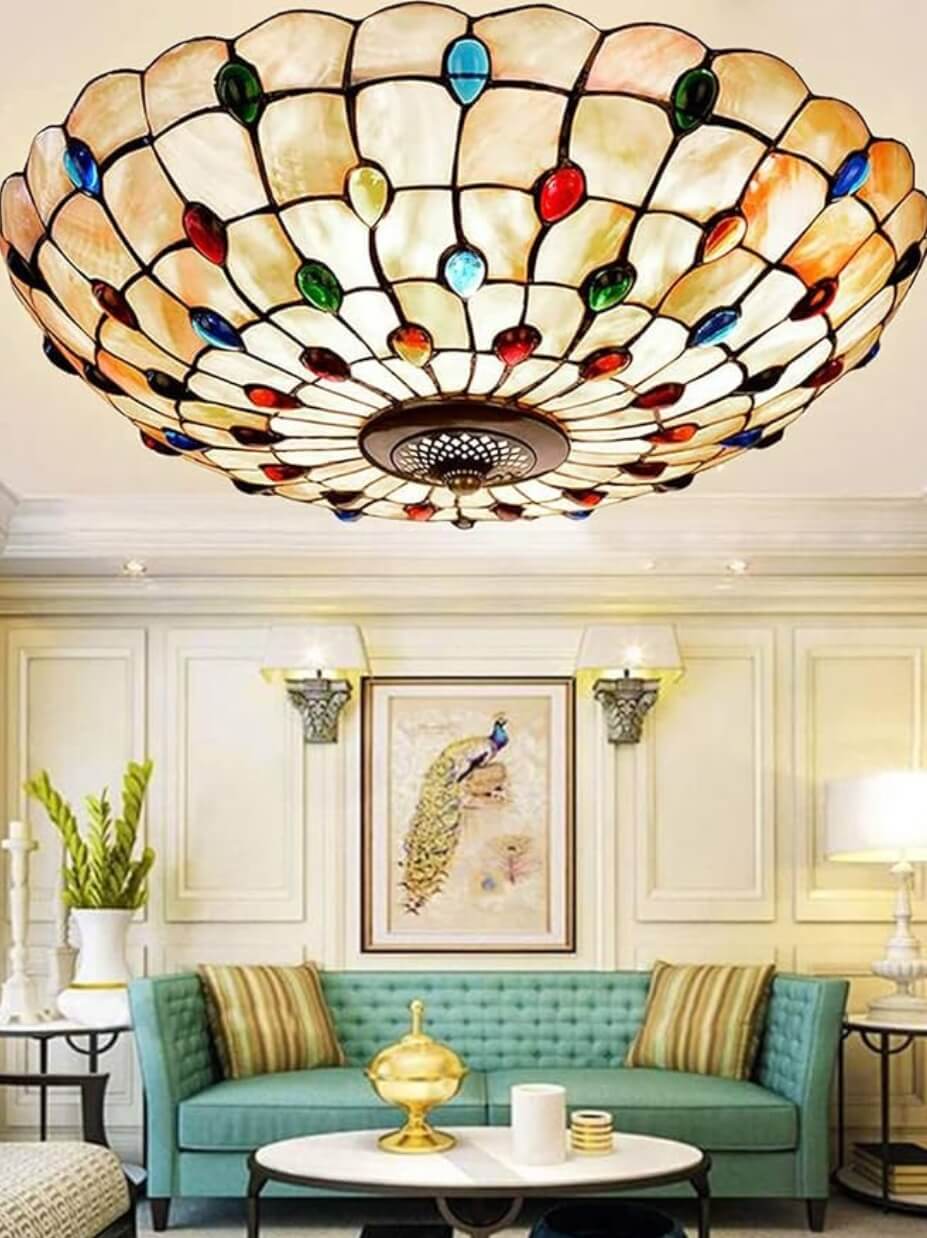 Tiffany Flush Mount