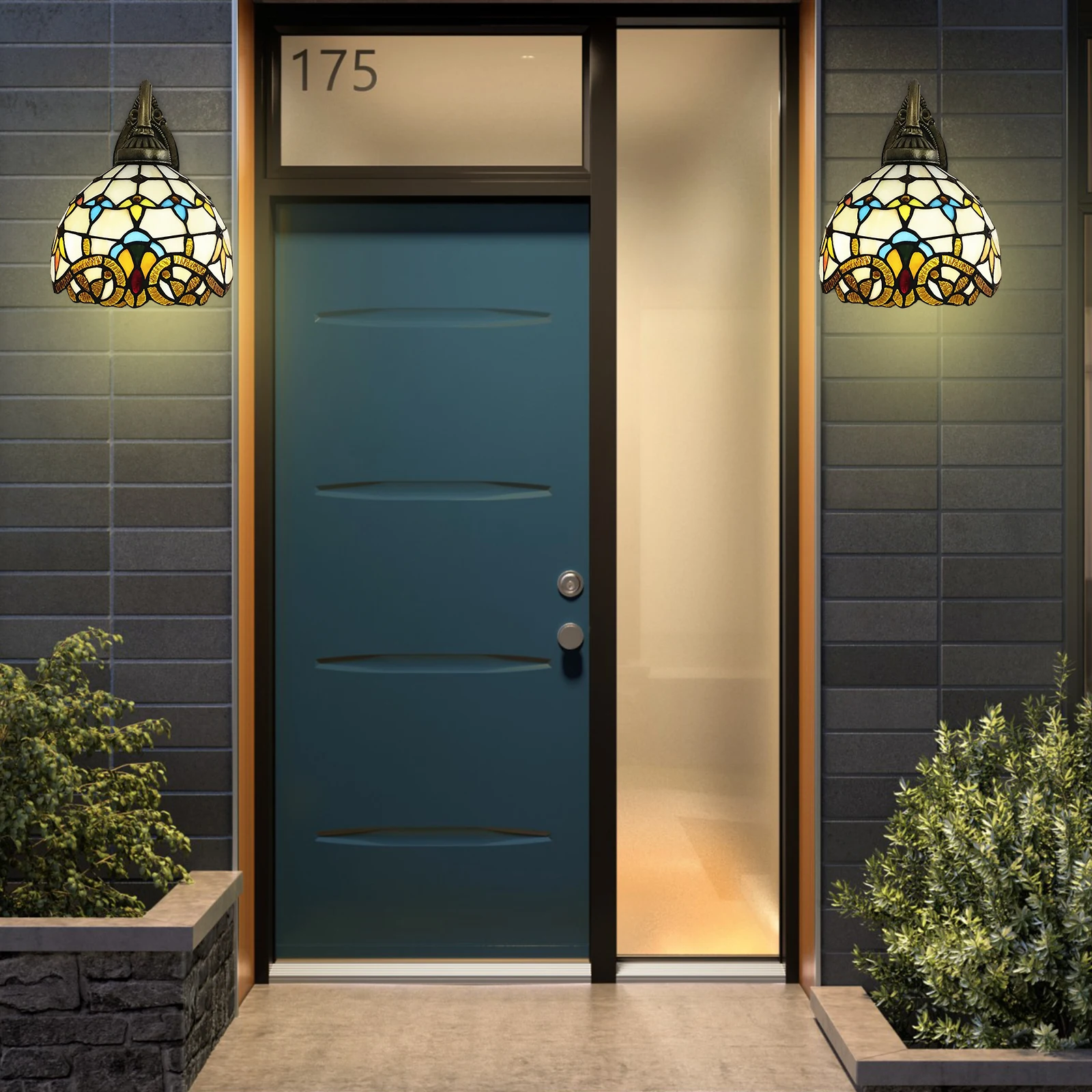 Tiffany Vintage Wall Lamp for Living Room and Bedroom