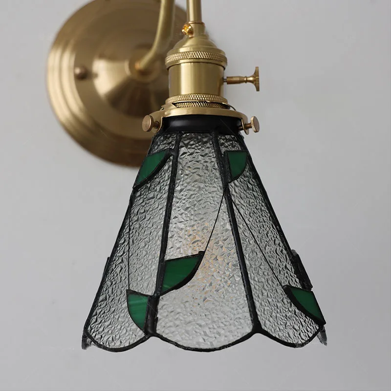 Tiffany Style Stained Glass Wall Sconce
