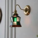 Tiffany Style Stained Glass Wall Sconce