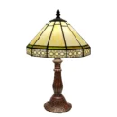 Tiffany Geometric Glass Table Lamp