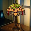 12" Dragonfly Mediterranean Style Desk Lamp