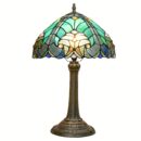 Green Watermelon Rind Tiffany Table Lamp
