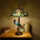 Tiffany Colorful Stained Glass Table Lamp