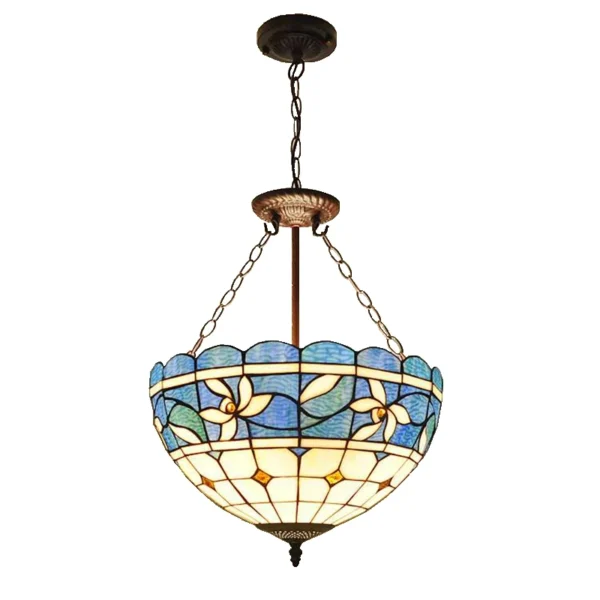 Tiffany Glass Pendant Chandelier